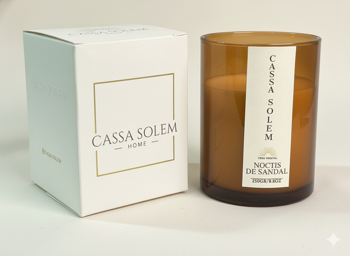 VELA ARTESANAL NOCTIS DE SANDAL 250 GR