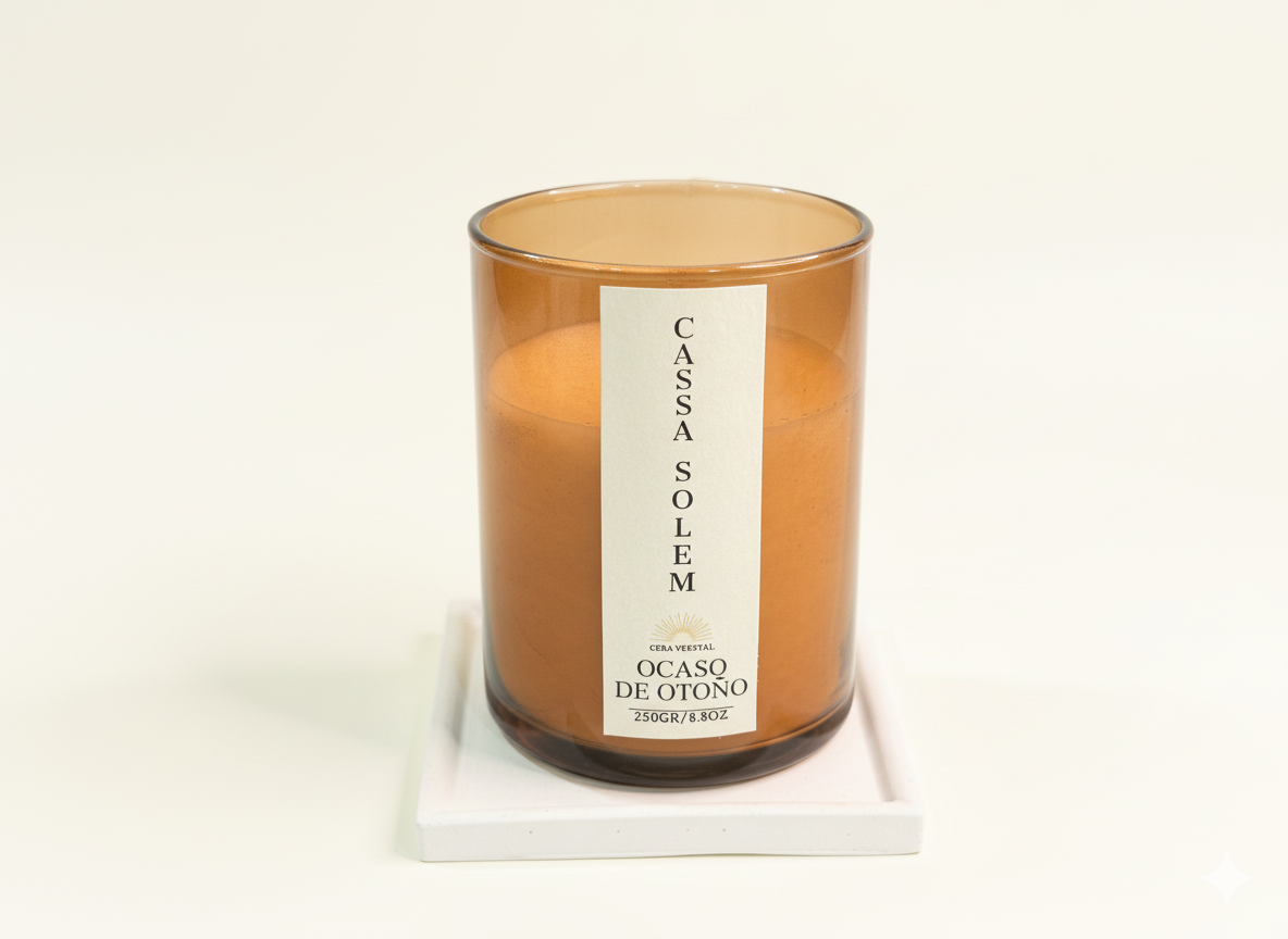 VELA ARTESANAL OCASO DE OTOÑO 250 GR