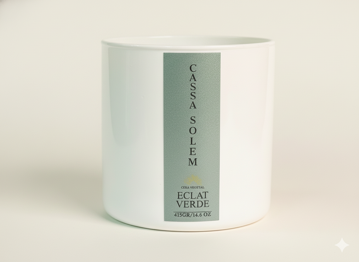 VELA ARTESANAL ECLAT VERDE 415 GR