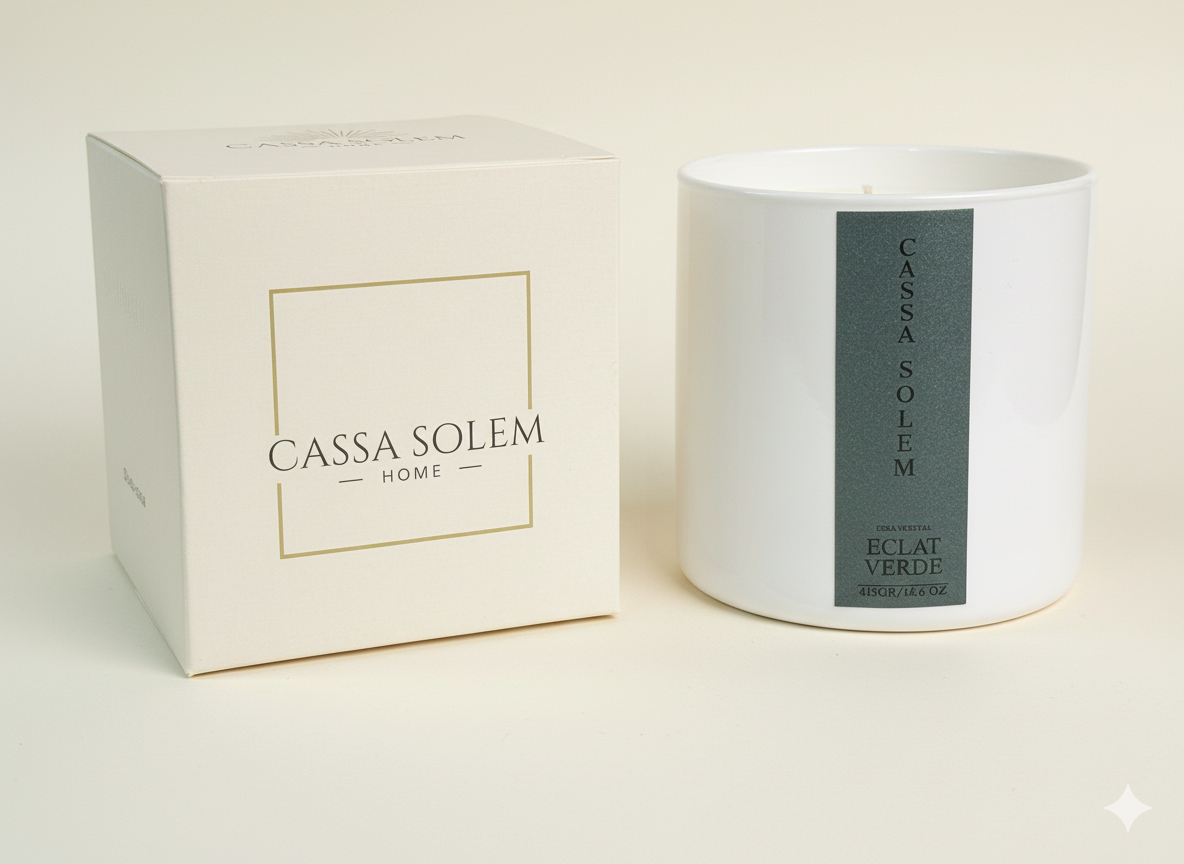 VELA ARTESANAL ECLAT VERDE 415 GR