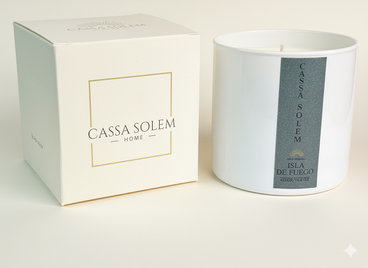 VELA ARTESANAL ISLA DE FUEGO 415 GR