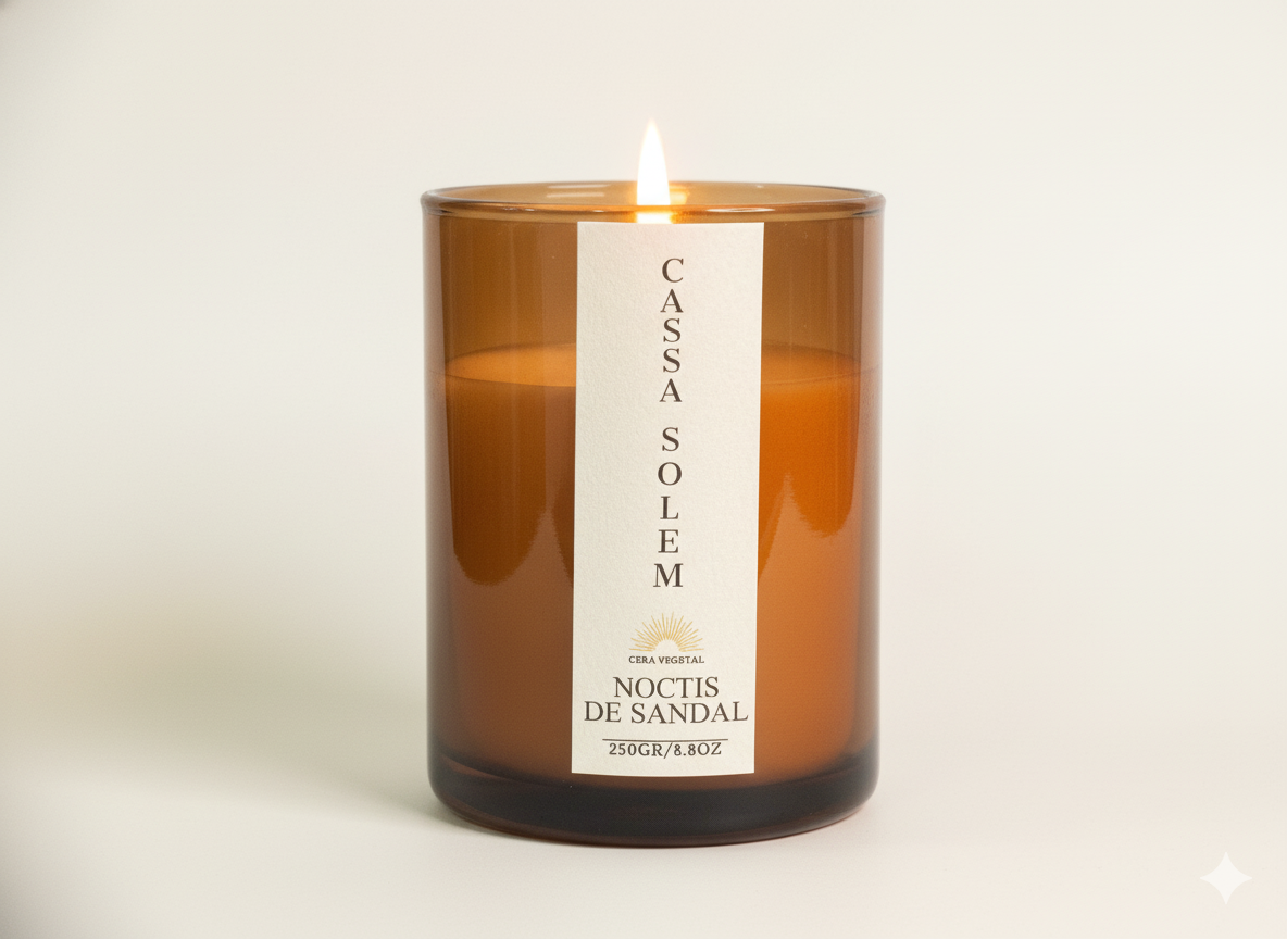 VELA ARTESANAL NOCTIS DE SANDAL 250 GR