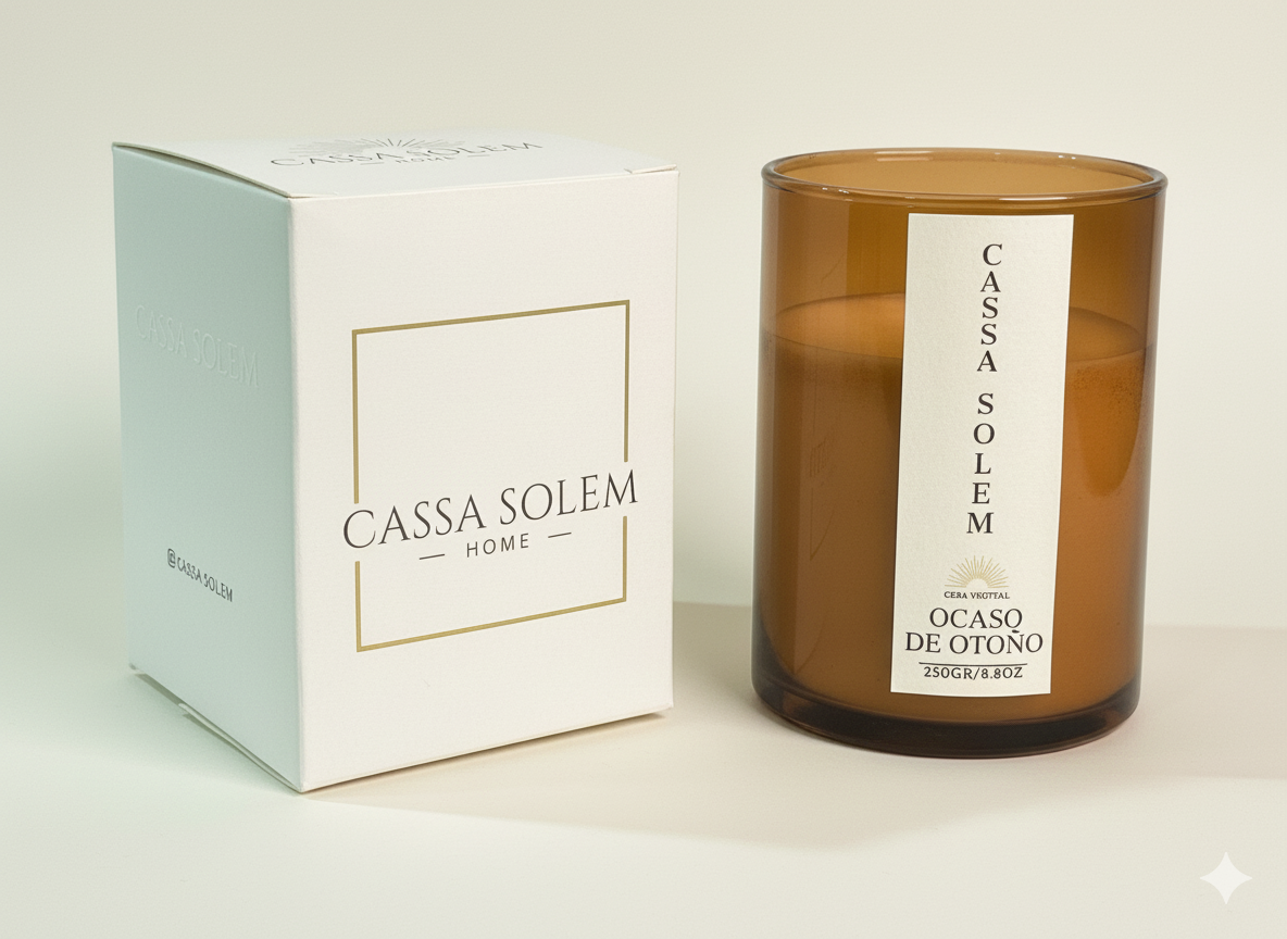 VELA ARTESANAL OCASO DE OTOÑO 250 GR