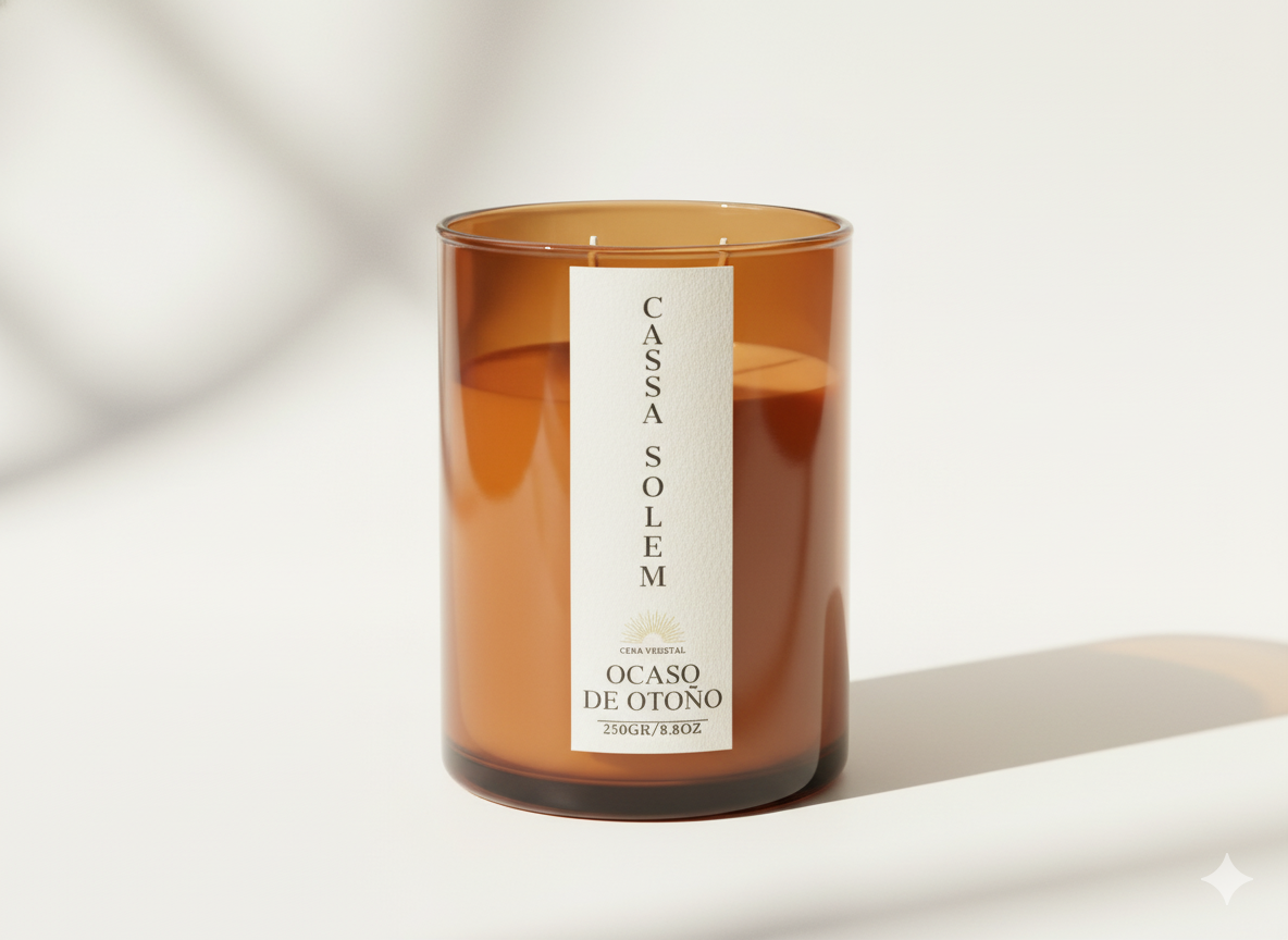 VELA ARTESANAL OCASO DE OTOÑO 250 GR